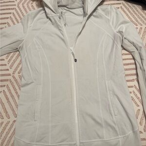 Lululemon women’s White Hooded Jacket